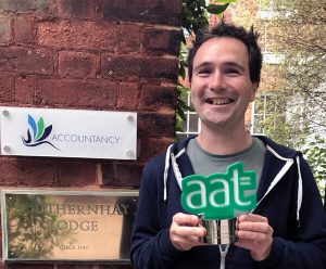 Pete Freeman Winner of AAT Distance Learning Student of the Year 2017