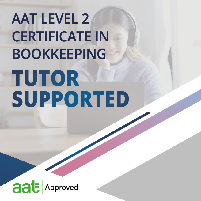 AAT Level 2 Certificate in Bookkeeping Tutor Supported course from Accountancy Learning, AAT Approved training provider.