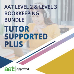AAT L2 and L3 Bookkeeping Bundle Tutor Supported PLUS course from Accountancy Learning, AAT Approved training provider.