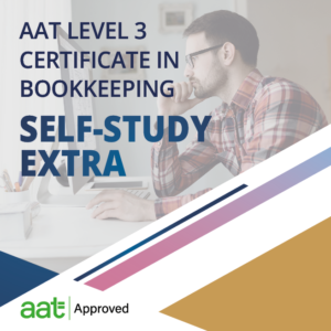 AAT Level 3 Certificate in Bookkeeping Self-Study EXTRA course from Accountancy Learning, AAT Approved training provider.
