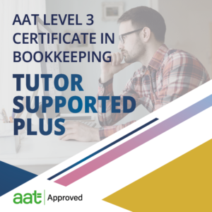 AAT Level 3 Certificate in Bookkeeping Tutor Supported PLUS course from Accountancy Learning, AAT Approved training provider.