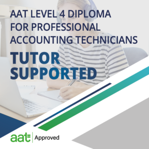 AAT Level 4 Diploma for Professional Accounting Technicians Tutor Supported course from Accountancy Learning, AAT Approved training provider.