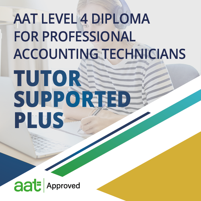 AAT Level 4 Diploma for Professional Accounting Technicians Tutor Supported PLUS course from Accountancy Learning, AAT Approved training provider.